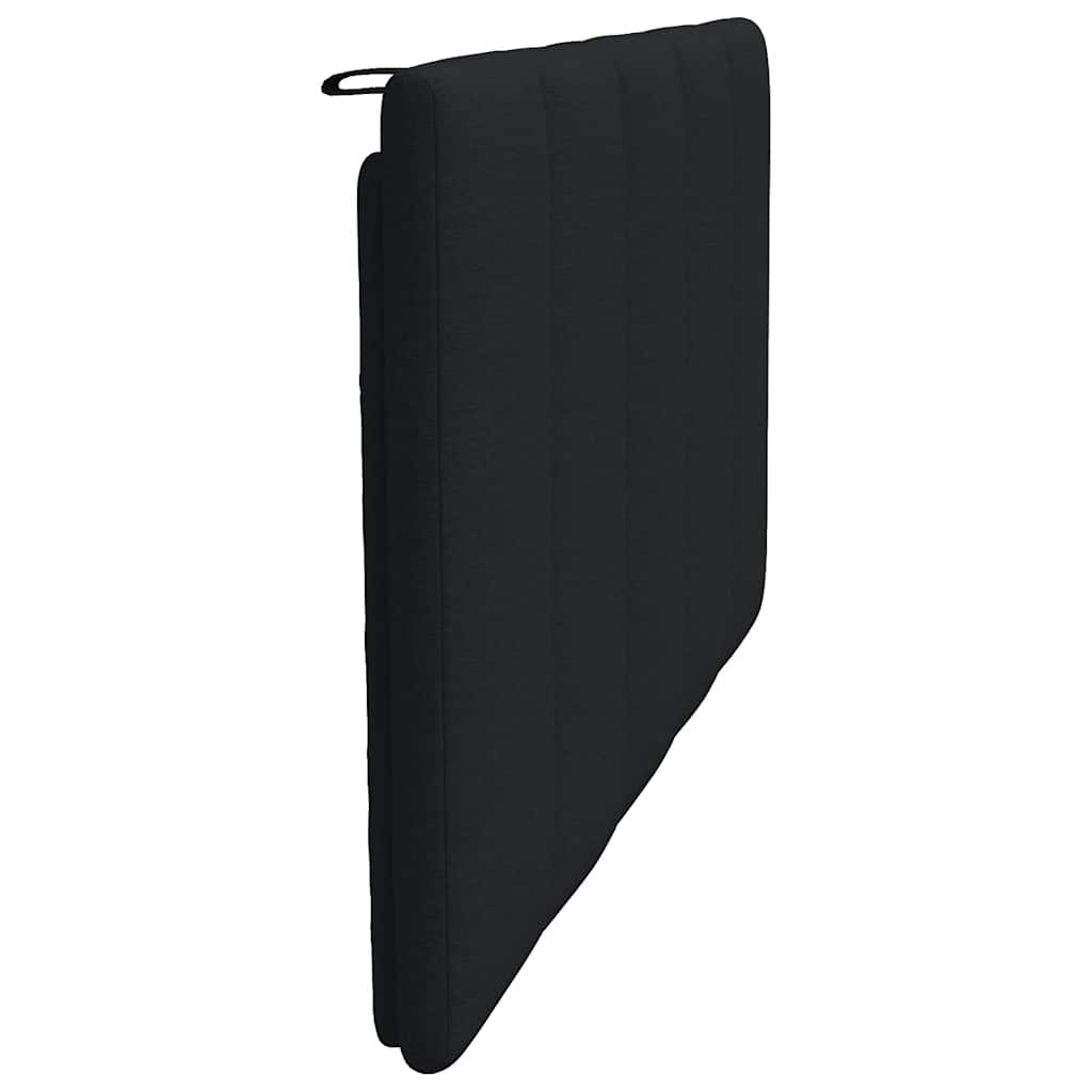 Cuscino Testiera Hanko Nero 100 cm in Tessuto