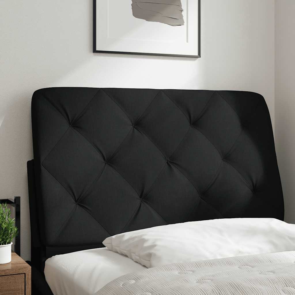 Cuscino Testiera Nero 80 cm in Tessuto