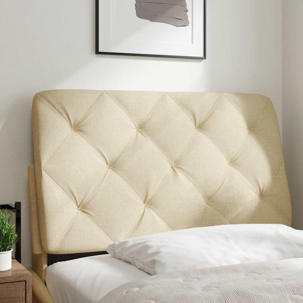 Cuscino Testiera Crema 90 cm in Tessuto