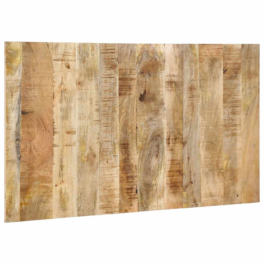 Testiera 140 cm in Legno Massello di Mango Grezzo