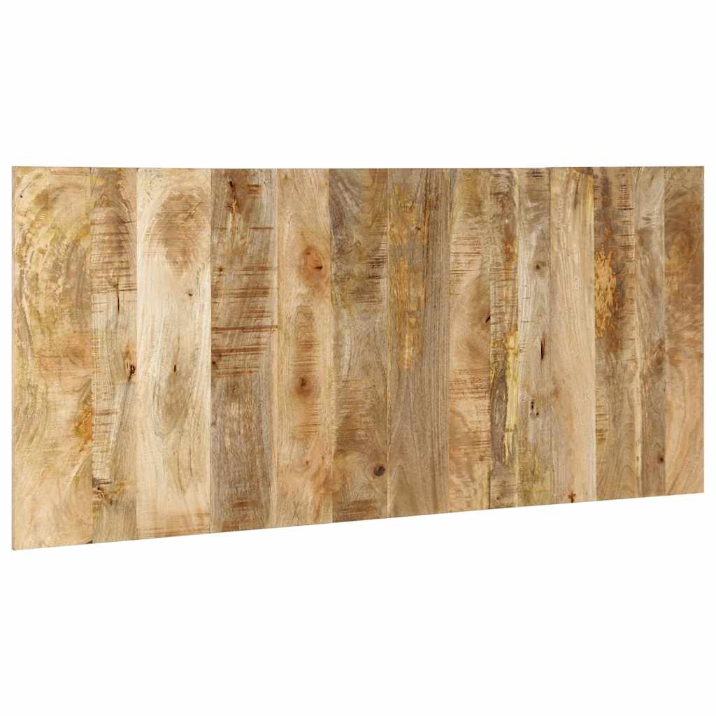 Testiera 180 cm in Legno Massello di Mango Grezzo