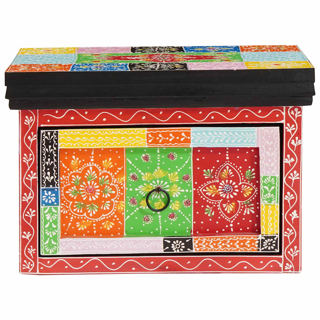 Armadio da Notte con cassetto 2 pcs Multicolore 40 x 30 x 28 cm