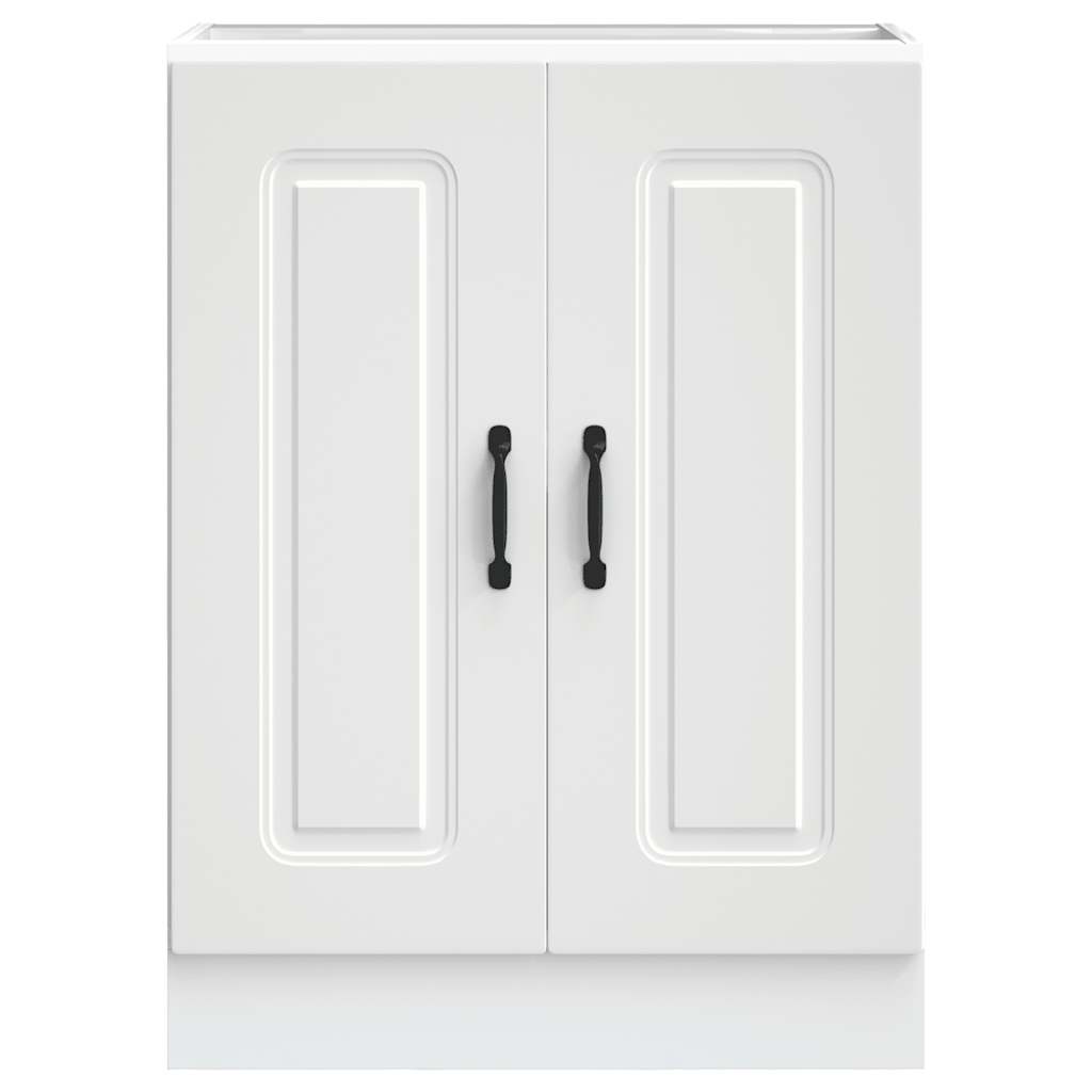 Mobile base lavello Kalmar Bianco 60x46x81,5 cm in Truciolato
