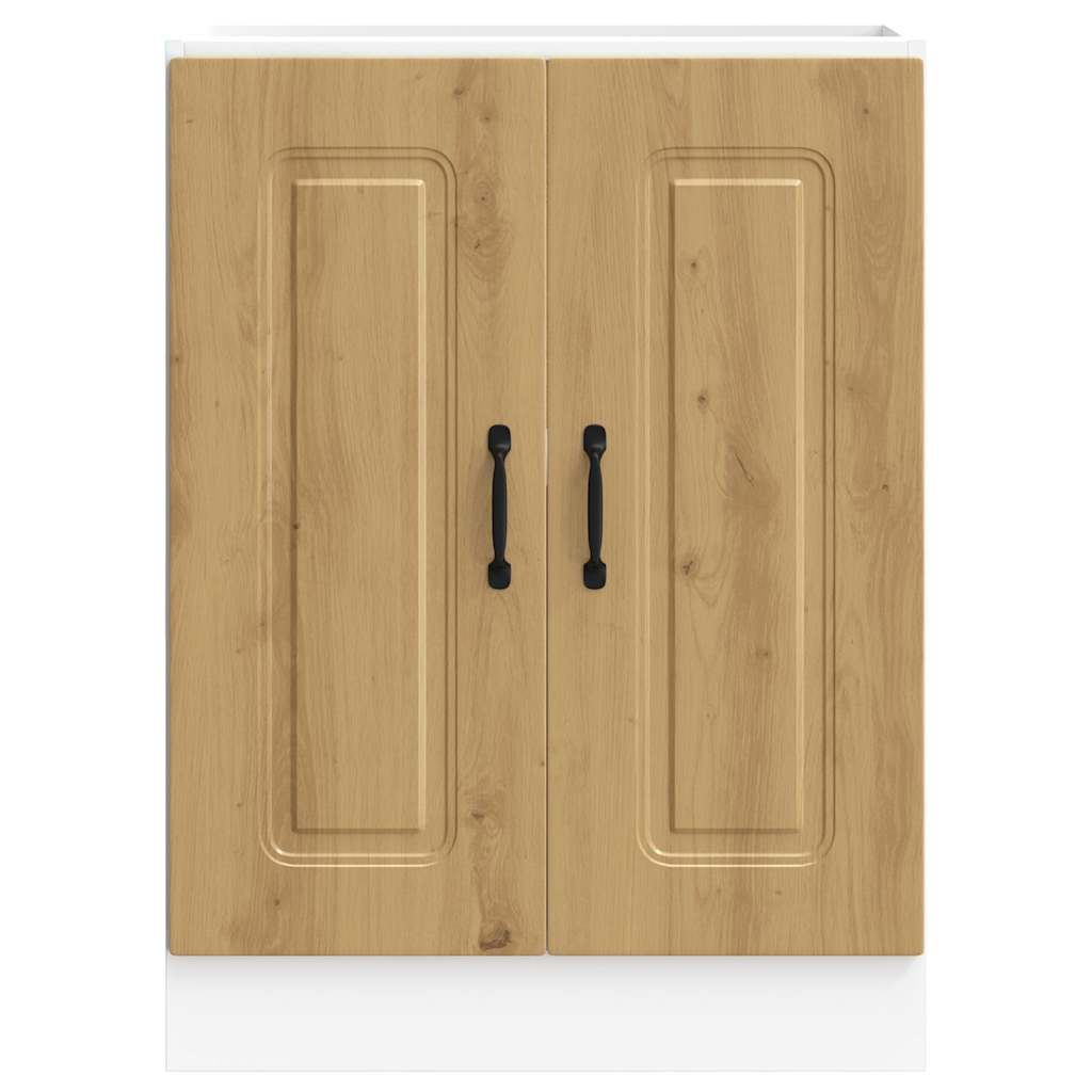 Mobile base lavello Kalmar Rovere Artigianale 60x46x81,5 cm