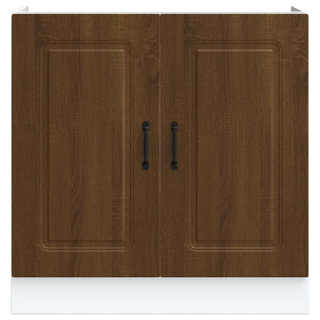 Mobile base lavello Kalmar Rovere Marrone 80x46x81,5 cm