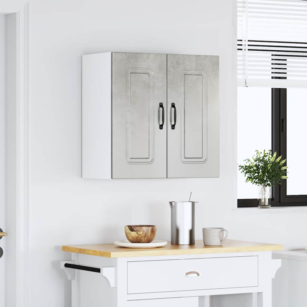 Pensile da Cucina Kalmar Grigio Cemento in Legno Multistrato