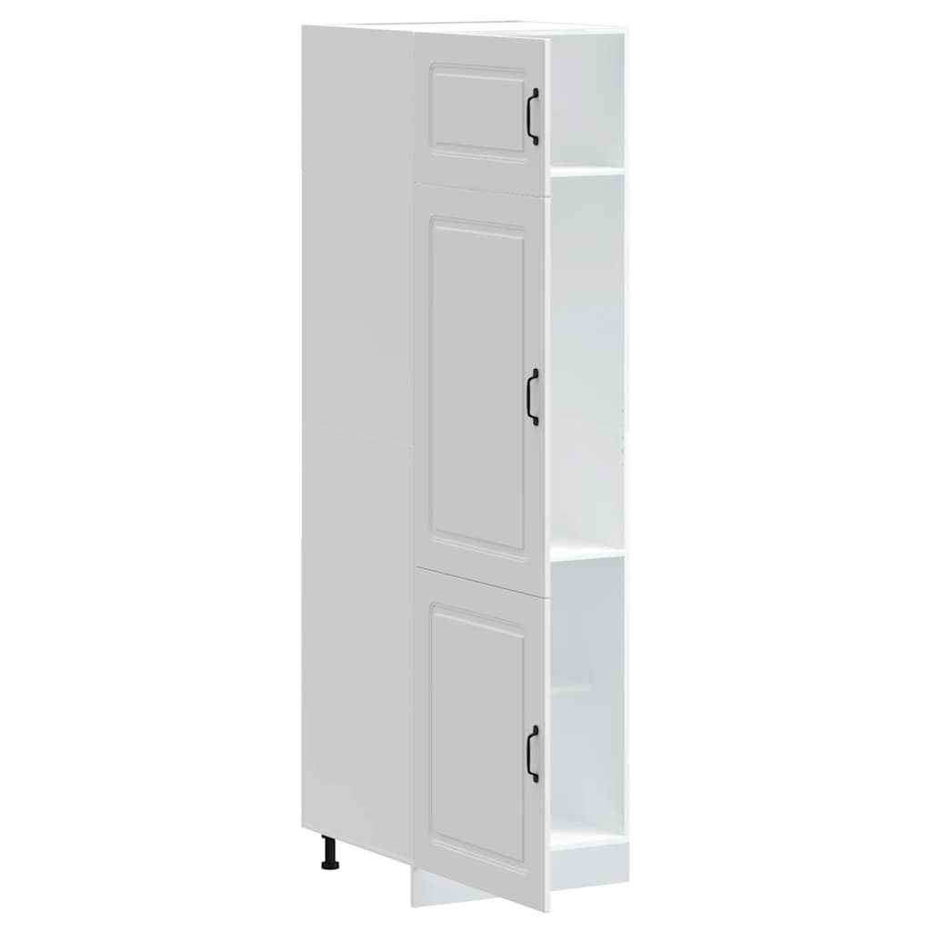 Armadio da Cucina Kalmar Bianco in Legno Multistrato