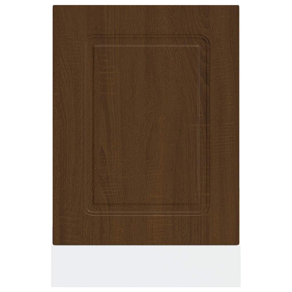 Pannello Lavastoviglie Kalmar Rovere Marrone 45x1,5x67 cm