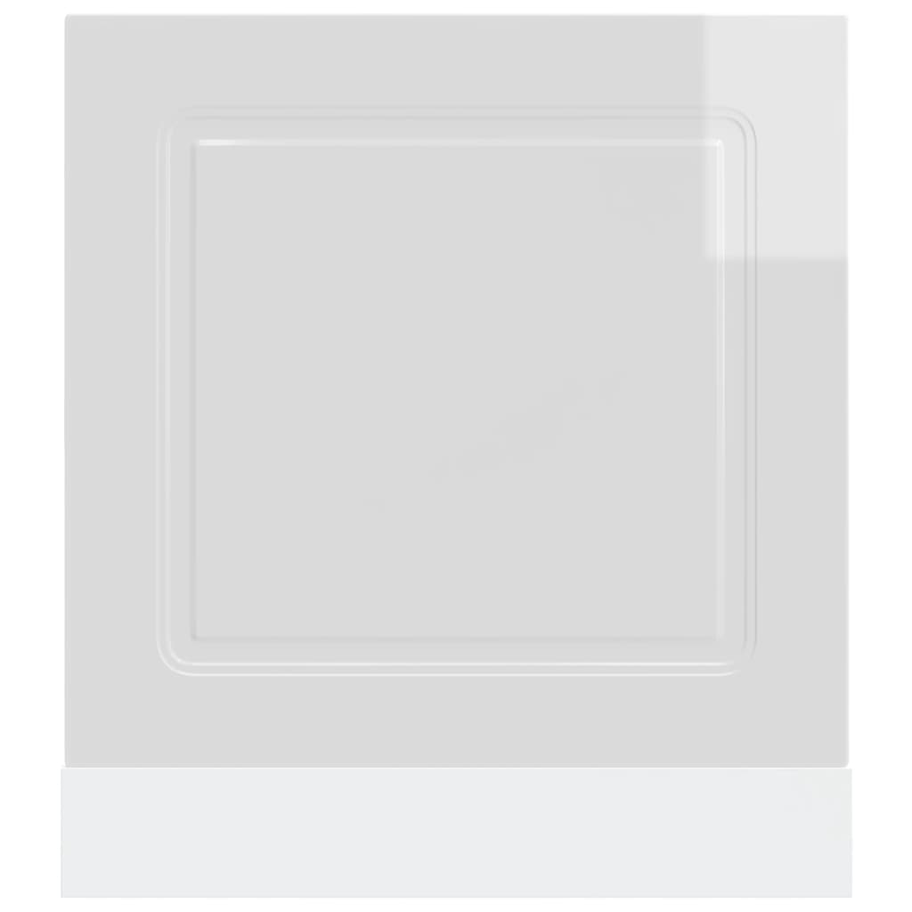 Pannello Lavastoviglie Kalmar Bianco Lucido 60x1,5x67 cm