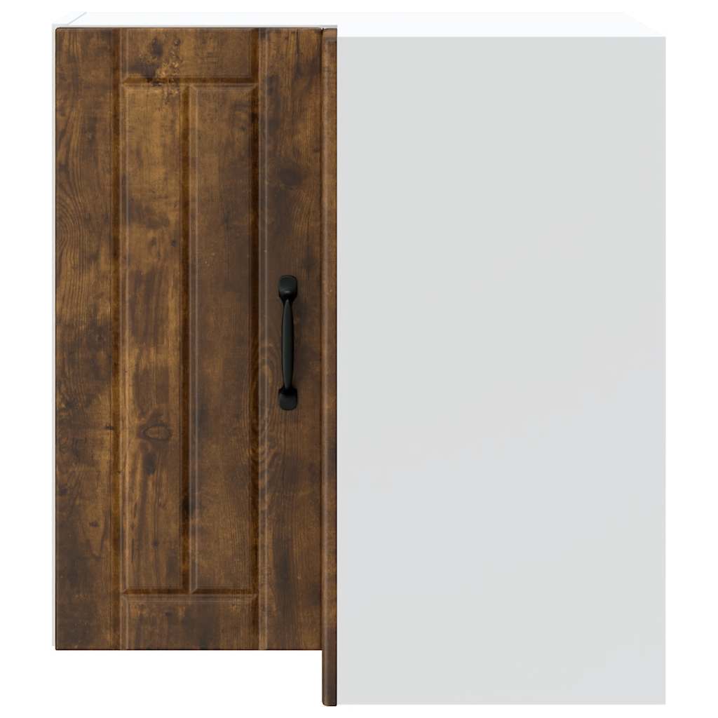 Pensile da Cucina ad Angolo Lucca Rovere Fumo Legno Multistrato
