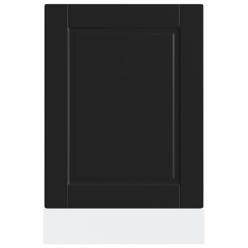 Pannello Lavastoviglie Porto Nero 45x1,5x67 cm in Truciolato