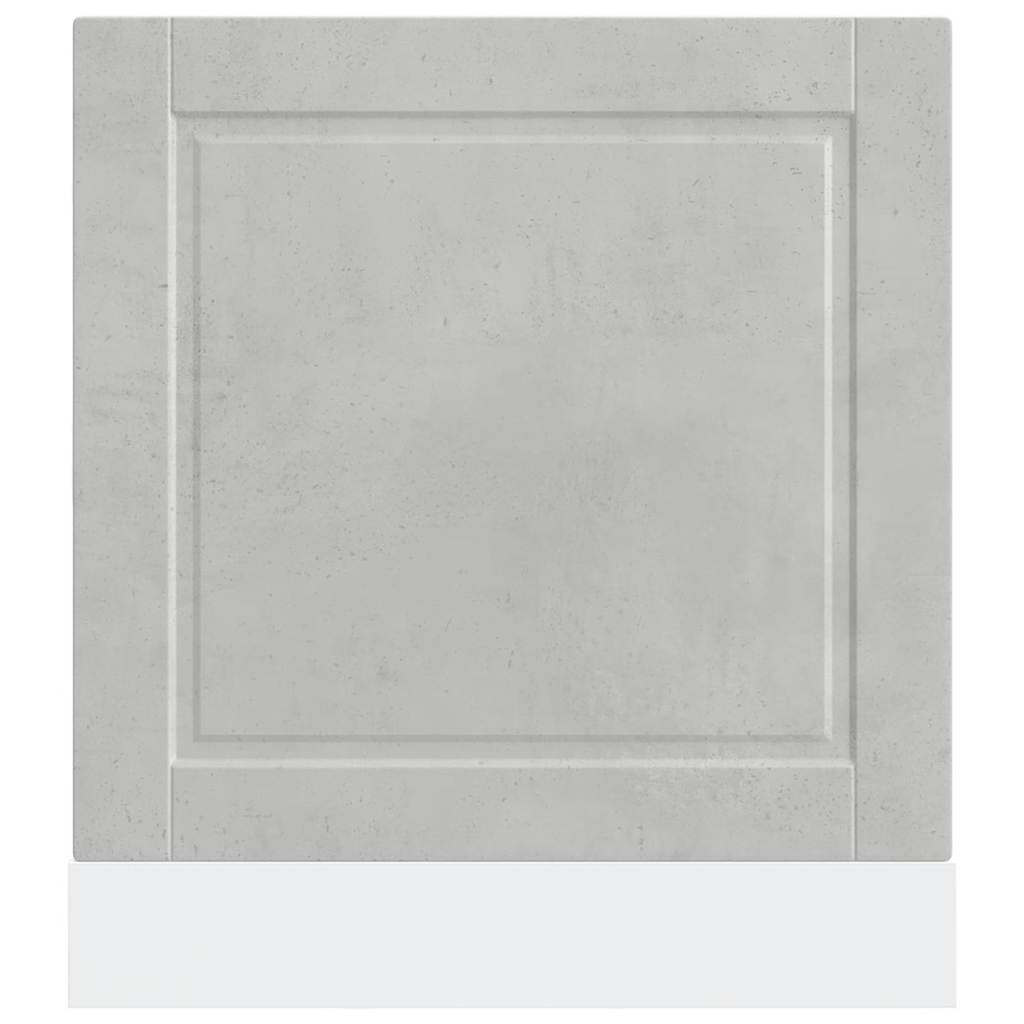Pannello Lavastoviglie Porto Grigio Cemento 60x1,5x67 cm