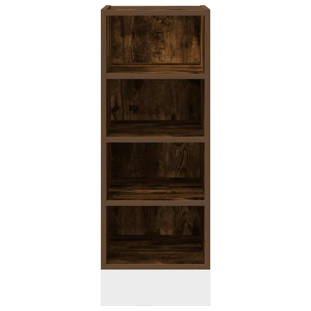 Armadio Inferiore Rovere Fumo 30x44,5x81,5 cm Legno Multistrato