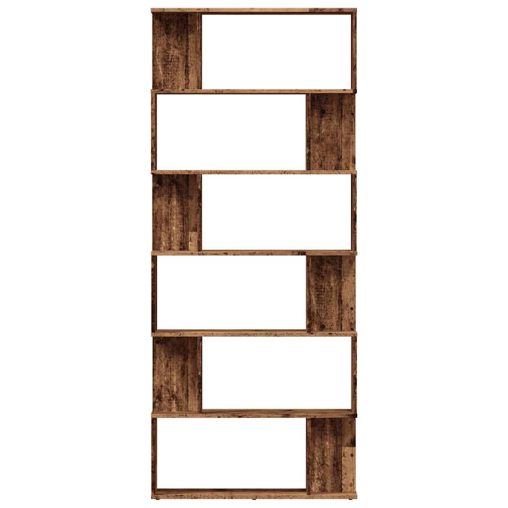 Libreria in Legno Antico 80x24x192 cm Legno Multistrato