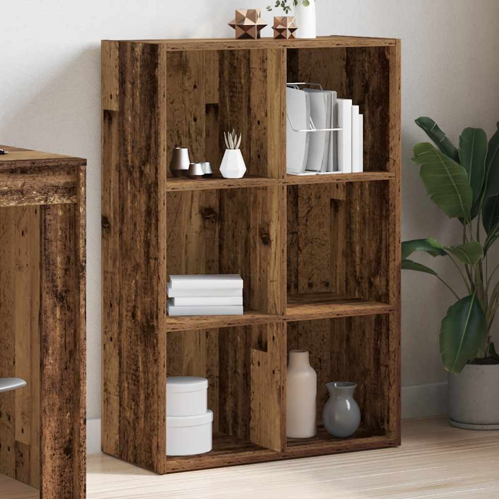 Libreria/Credenza Legno Antico 66x30x98 cm Legno Multistrato
