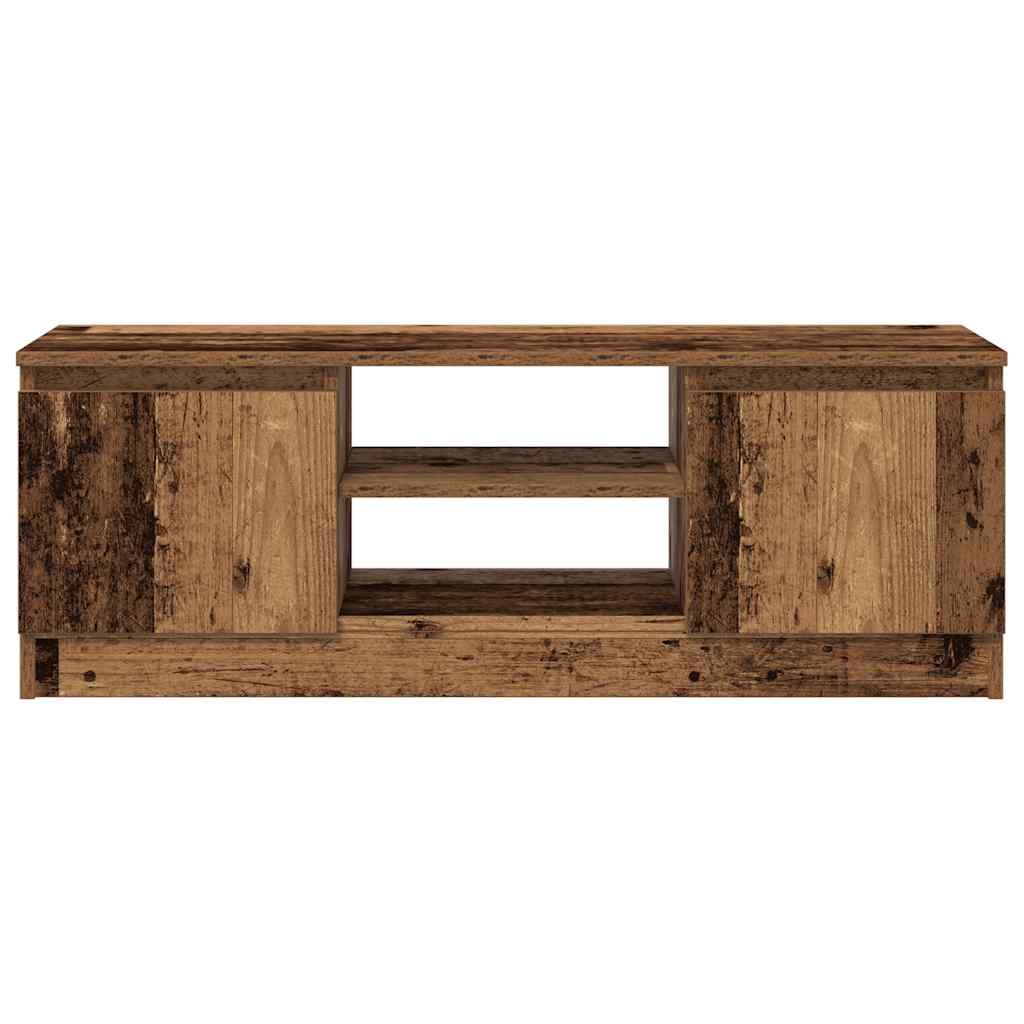 Mobile Porta TV Legno Antico 102x30x36 cm Legno Multistrato