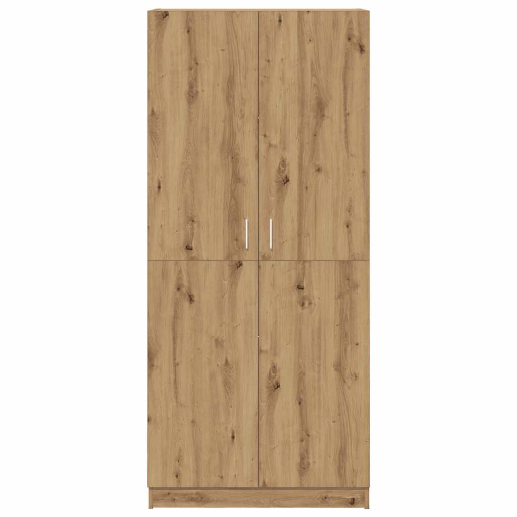 Armadio Rovere Artigianale 80x52x180 cm in Legno Multistrato