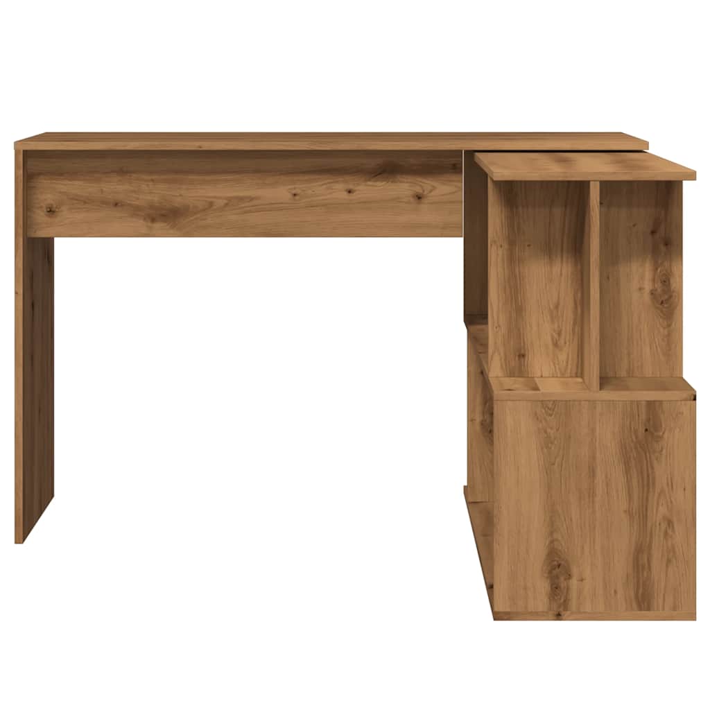 Scrivania Angolo Rovere Artigianale 200,5x50x76 cm Truciolato