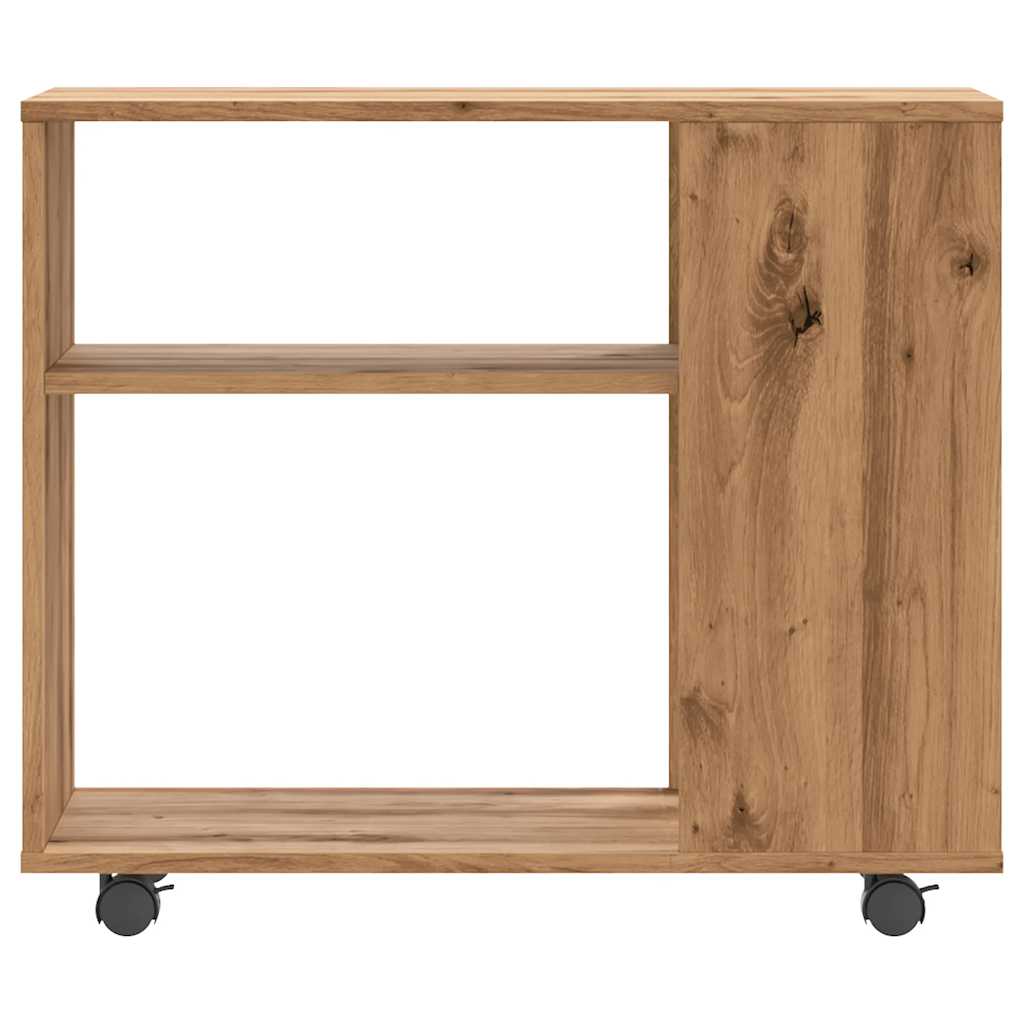 Tavolino da Salotto Rovere Artigianale 70x35x55cm in Truciolato