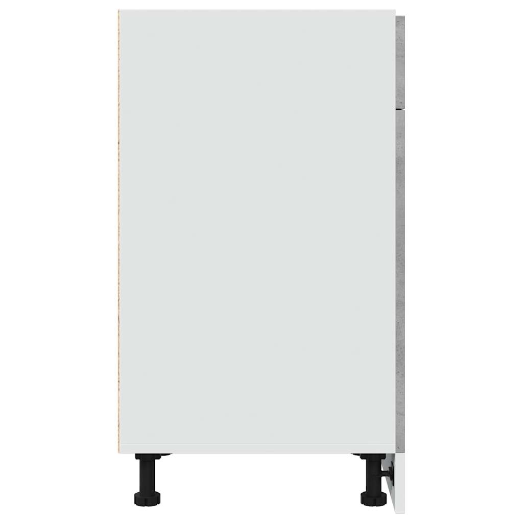 Armadio Inferiore Cassetto “Lyon†Grigio Cemento 40x46x81,5
