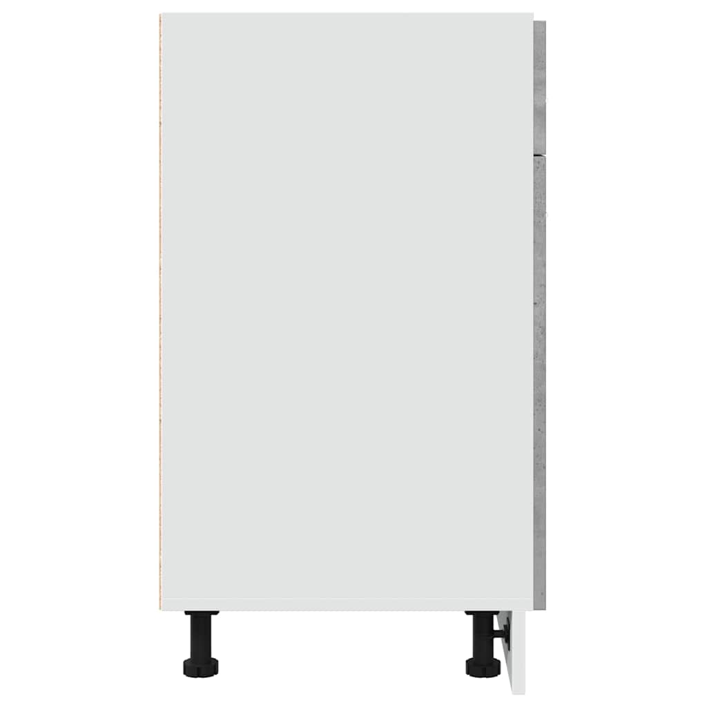 Armadio Inferiore Cassetto “Lyon†Grigio Cemento 80x46x81,5