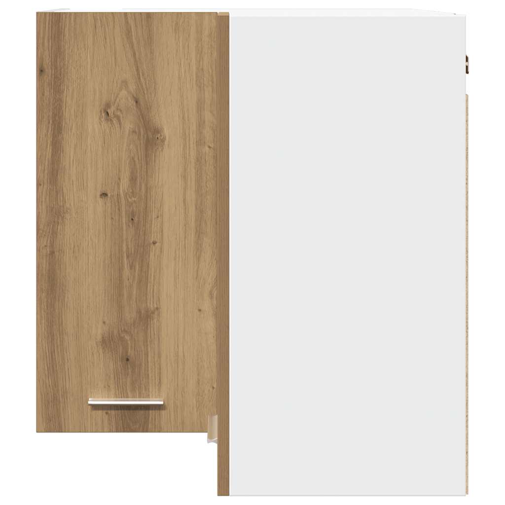 Mobile Pensile Angolo Rovere Artigianale 57x57x60 in Truciolato