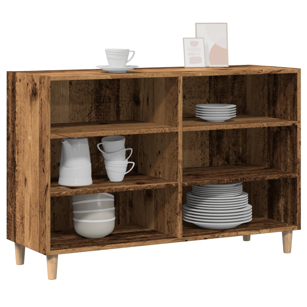 Credenza Legno Antico 103,5x35x70 cm in Truciolato