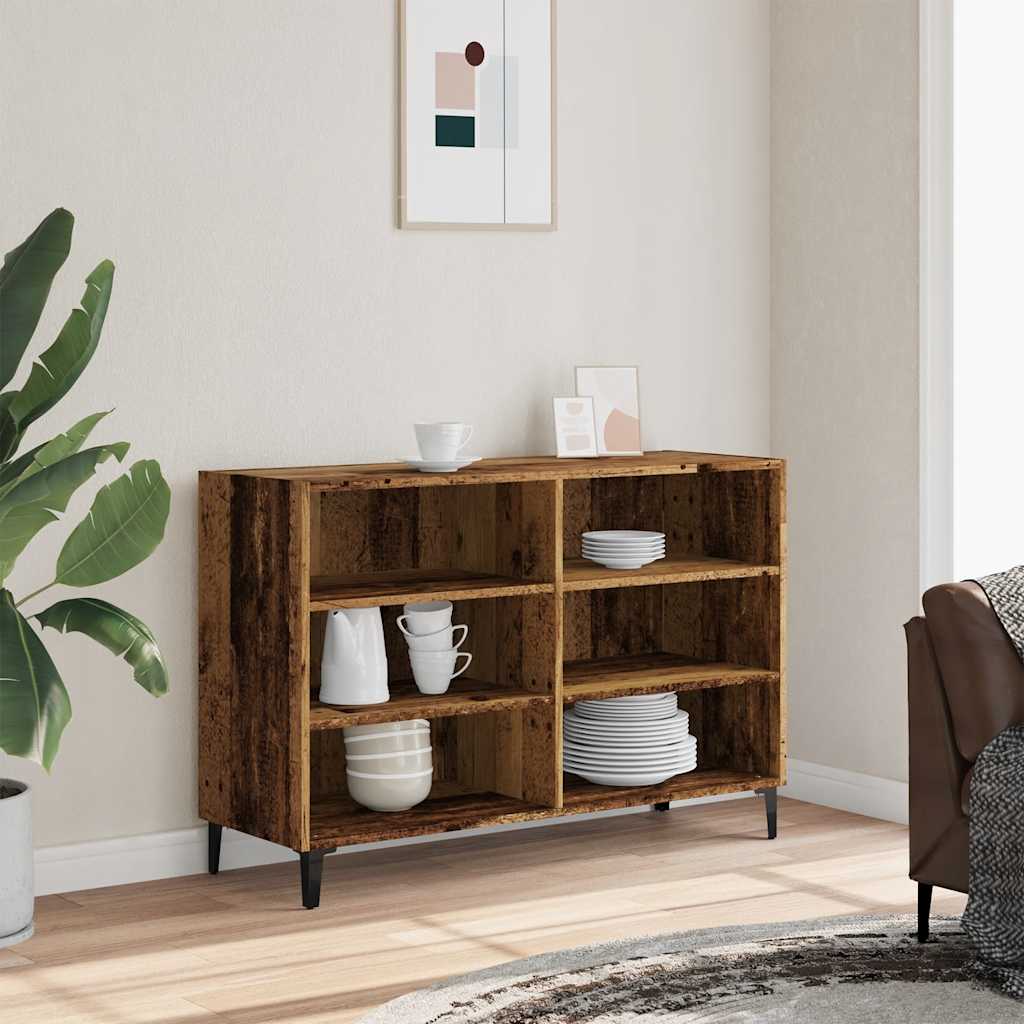 Credenza Legno Antico 103,5x35x70 cm in Truciolato