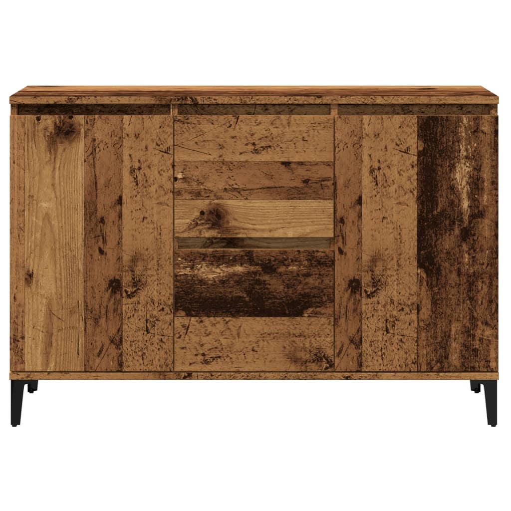 Credenza Legno Antico 102x35x70 cm in Legno Multistrato