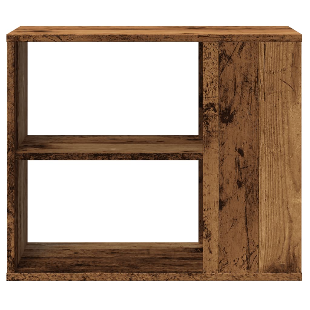 Mobiletto Laterale Legno Antico 60x30x50 cm Legno Multistrato