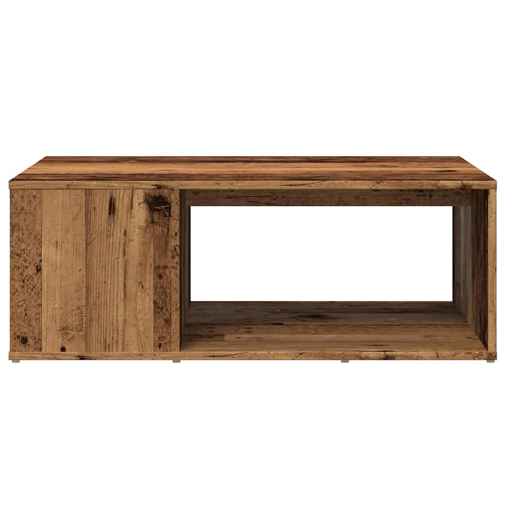 Tavolino da Salotto Legno Antico 90x67x33 cm in Truciolato