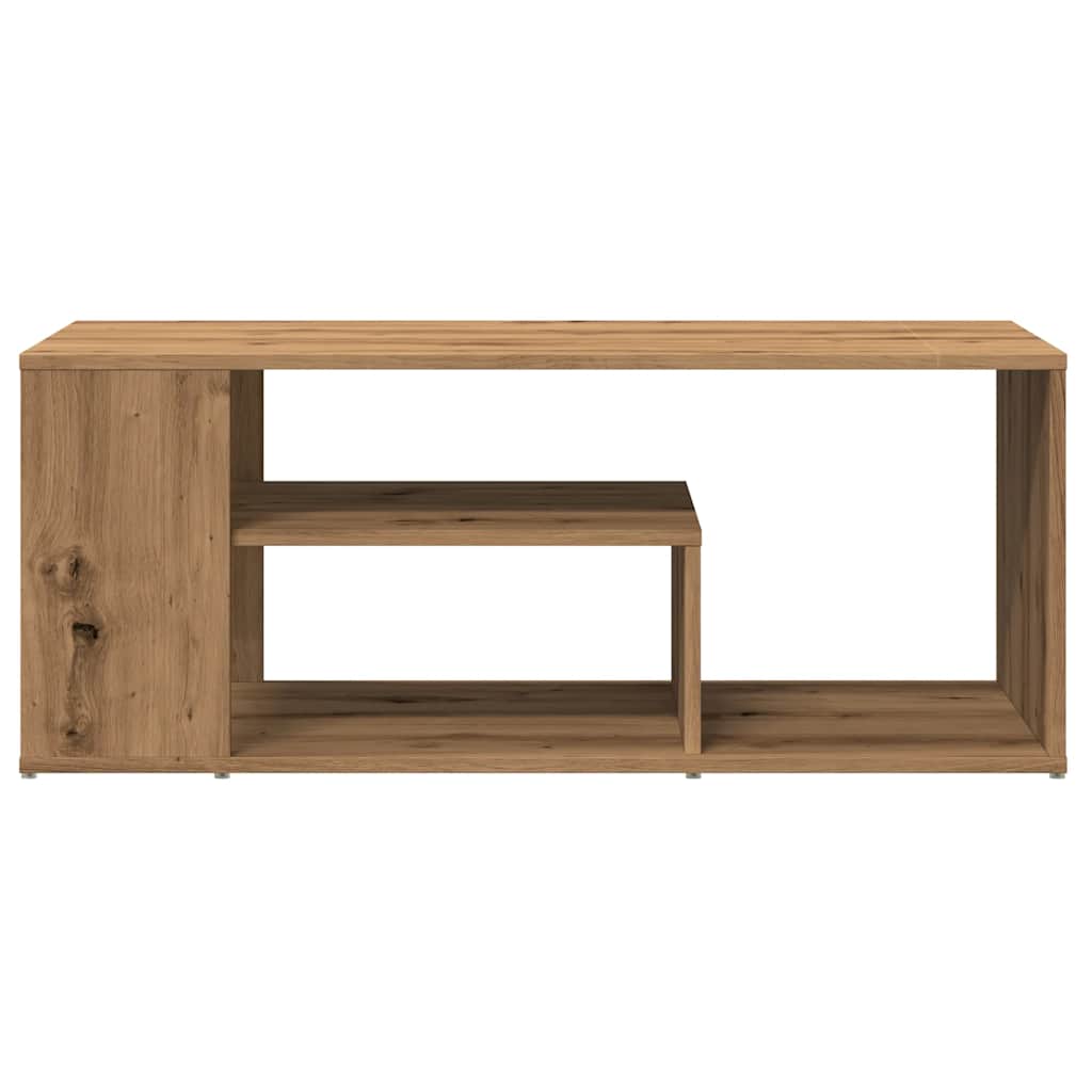 Tavolino Salotto Rovere Artigianale 100x50x40 cm in Truciolato