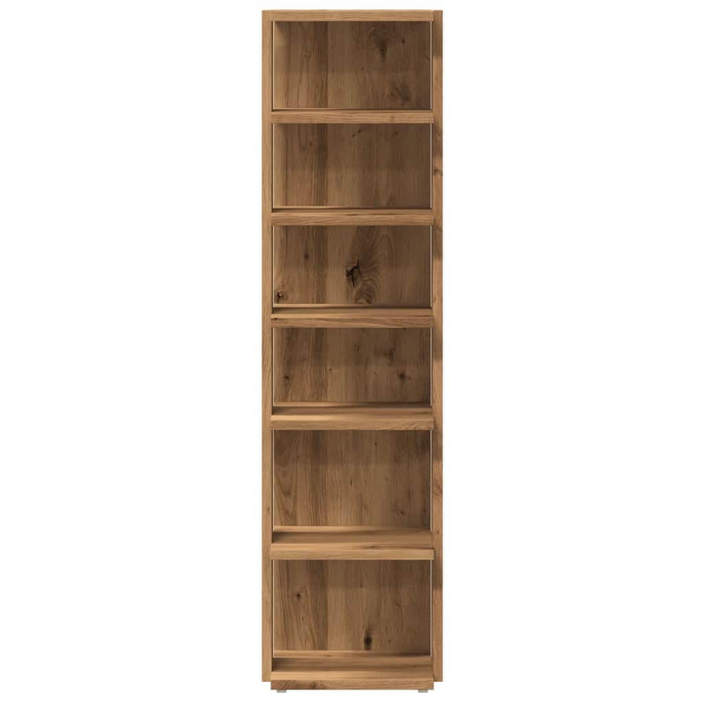 Scarpiere 2 pz Rovere Artigianale 28x27x102 cm in Truciolato