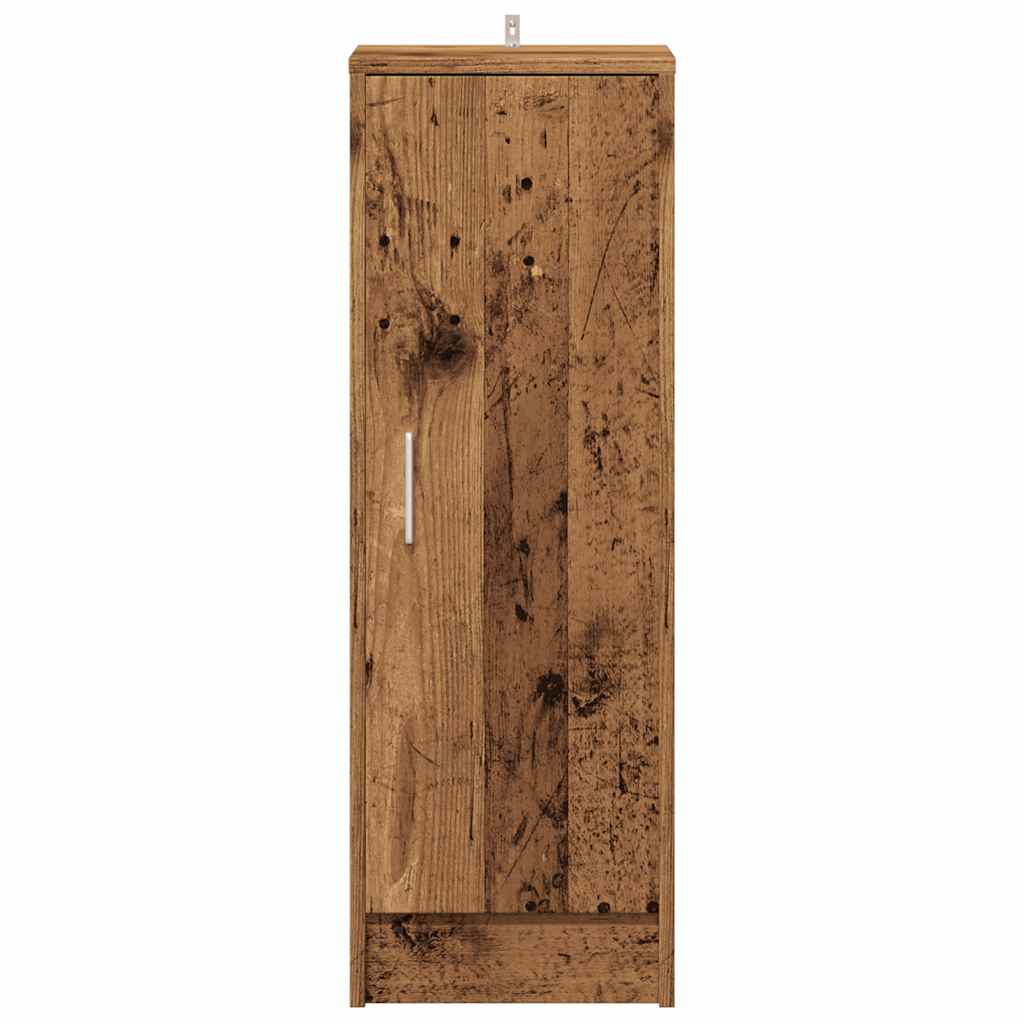 Scarpiera Legno Vecchio 32x35x92 cm in Legno Multistrato