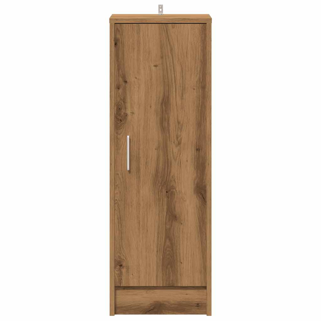 Scarpiera Rovere Artigianale 32x35x92 cm in Legno Multistrato