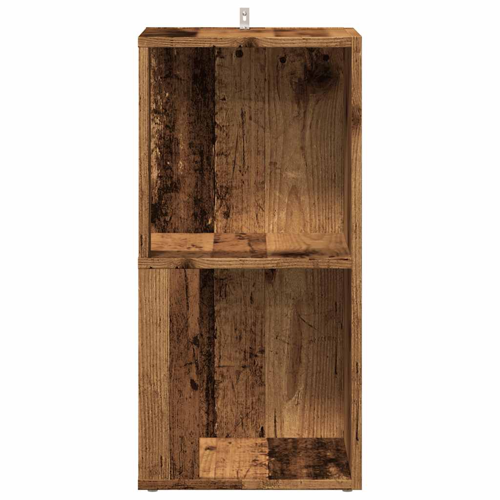 Mobile Angolare Legno Antico 33x33x67 cm in Truciolato
