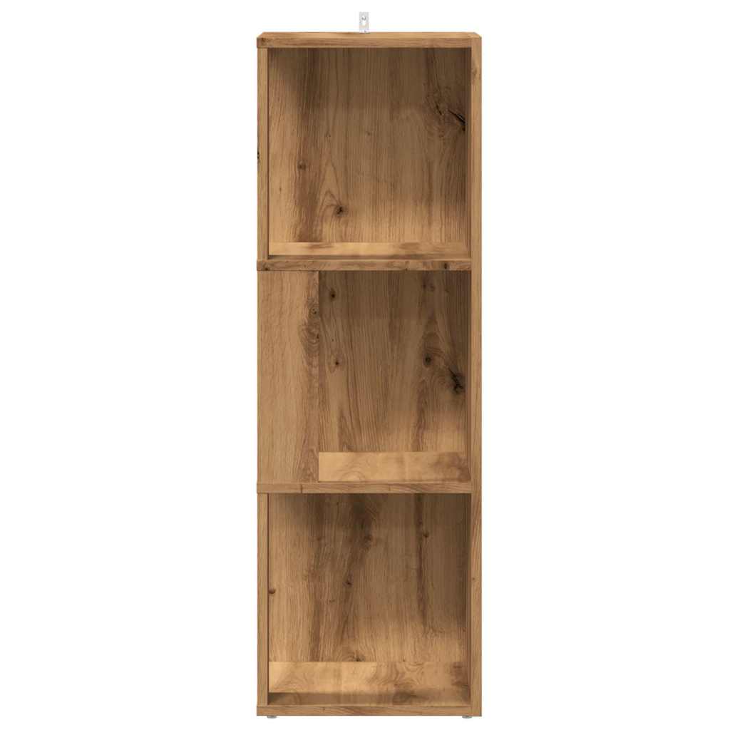 Mobile Angolare Rovere Artigianale 33x33x100 cm in Truciolato