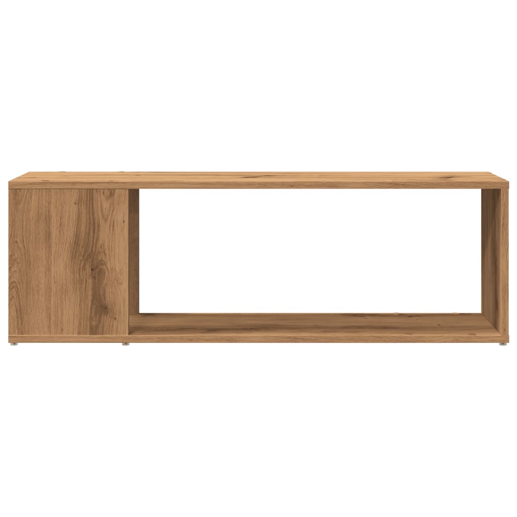 Mobile TV Rovere Artigianale 100x24x32 cm in Legno Multistrato