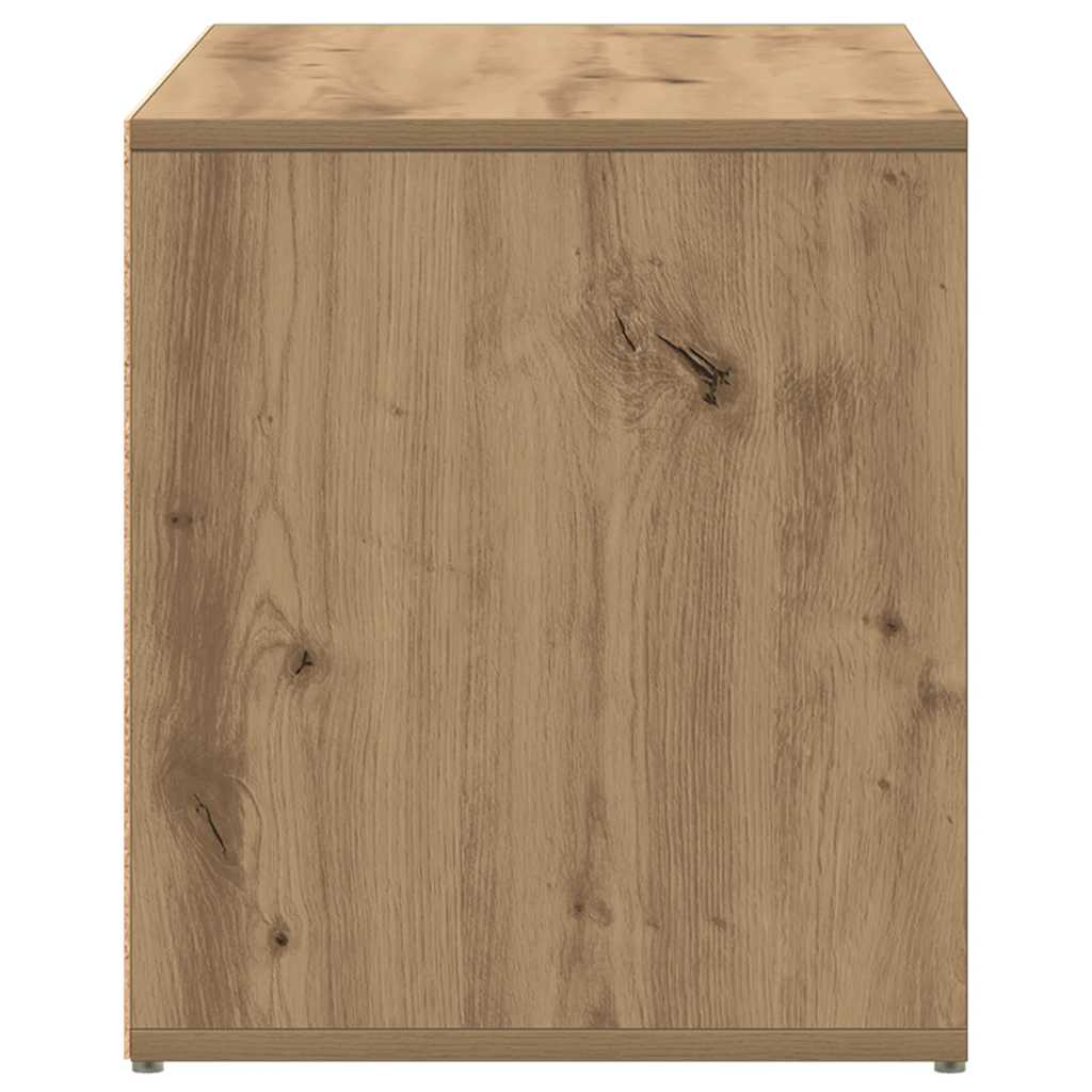 Panca Ingresso 80x40x45 cm Rovere Artigianale Legno Multistrato