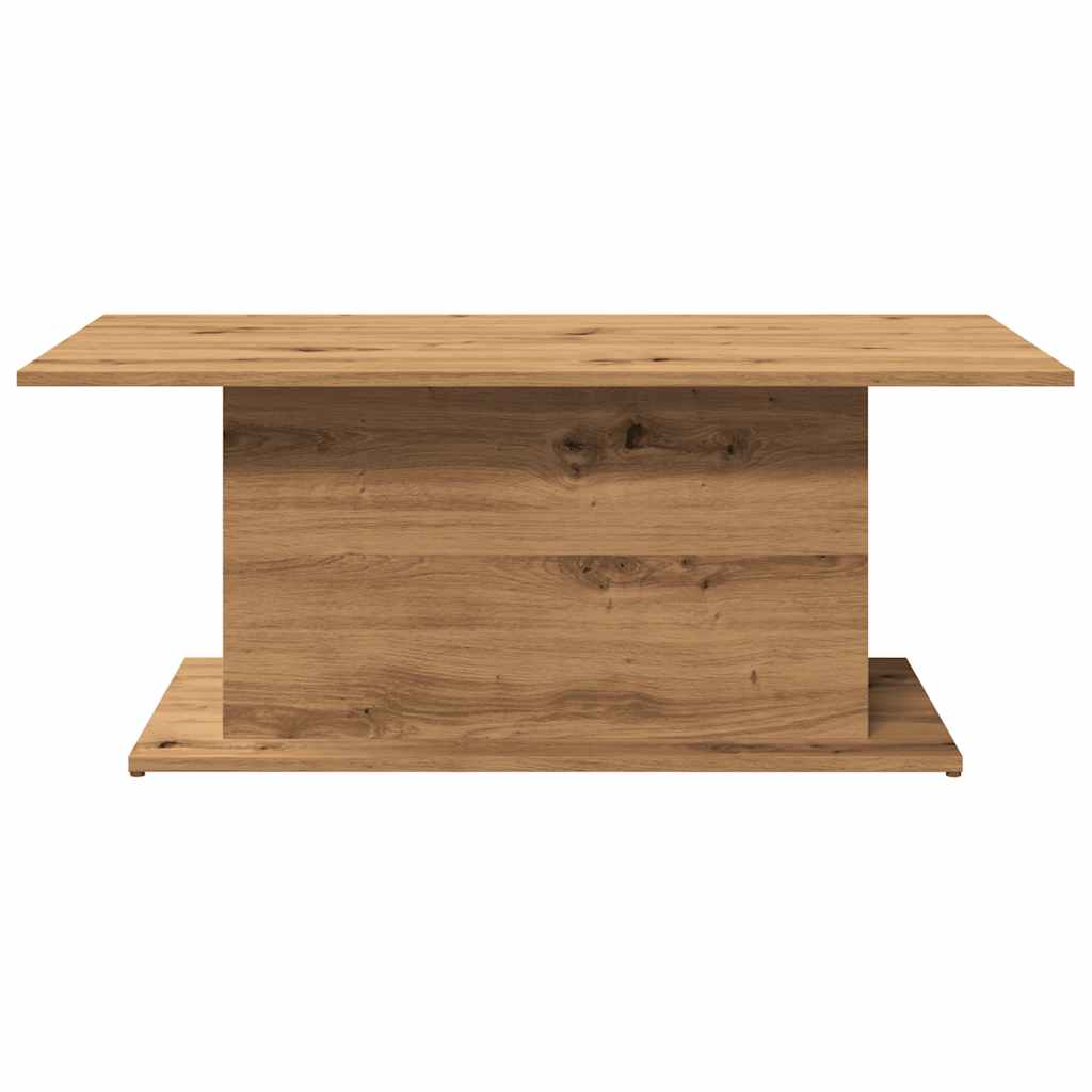 Tavolino Salotto Rovere Artigianale 102x55,5x40cm in Truciolato