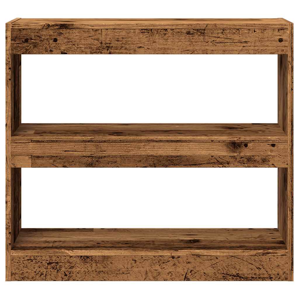 Libreria/Divisorio in Legno Vecchio 80x30x72 cm