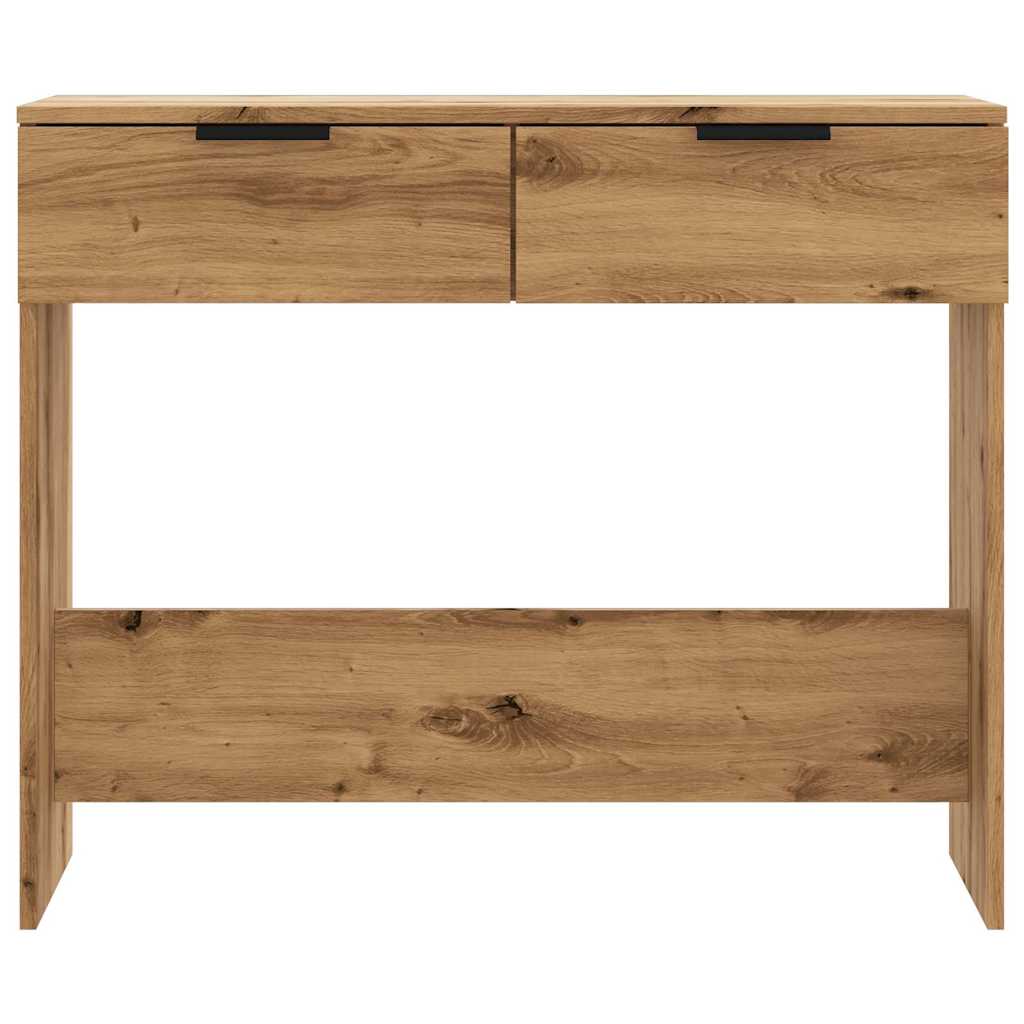 Tavolo Consolle Rovere Artigianale 90x36x75 cm in Truciolato
