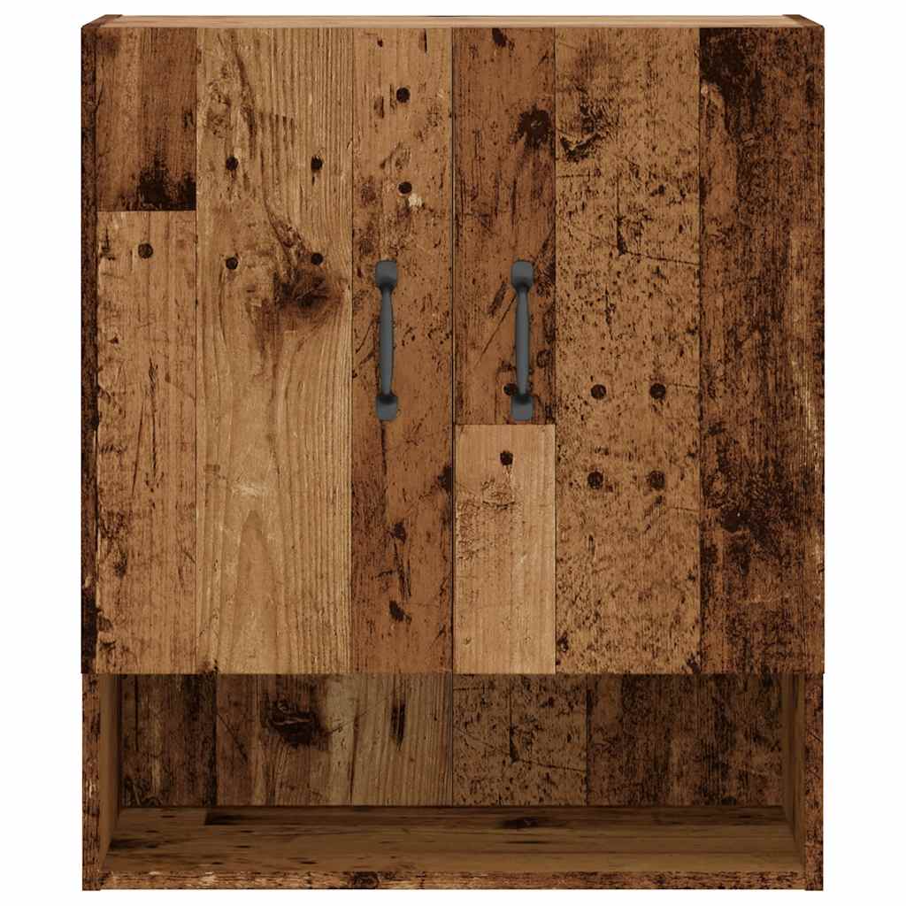Armadietto a Muro Legno Antico 60x31x70 cm in Truciolato