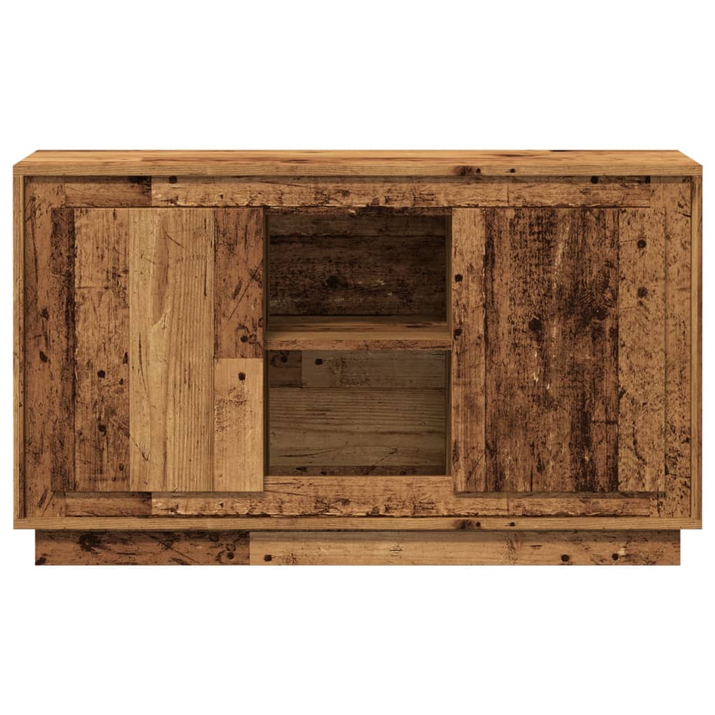 Credenza Legno Antico 102x35x60 cm in Legno Multistrato