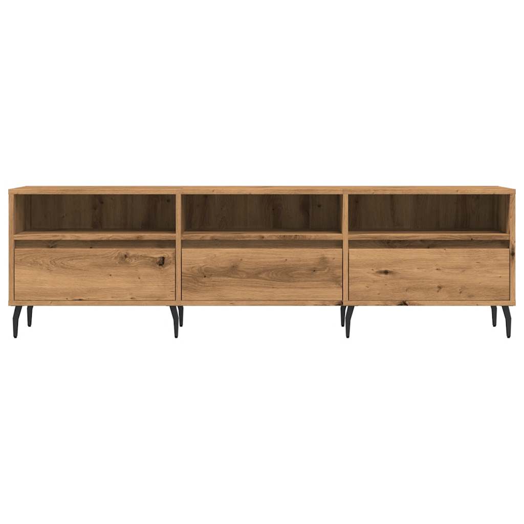 Mobile Porta TV Rovere Artigianale 150x30x44,5 cm Multistrato
