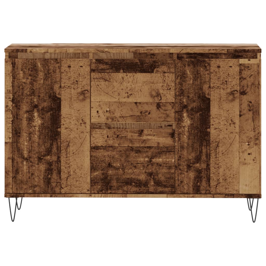 Credenza Legno Antico 104x35x70 cm in Legno Multistrato