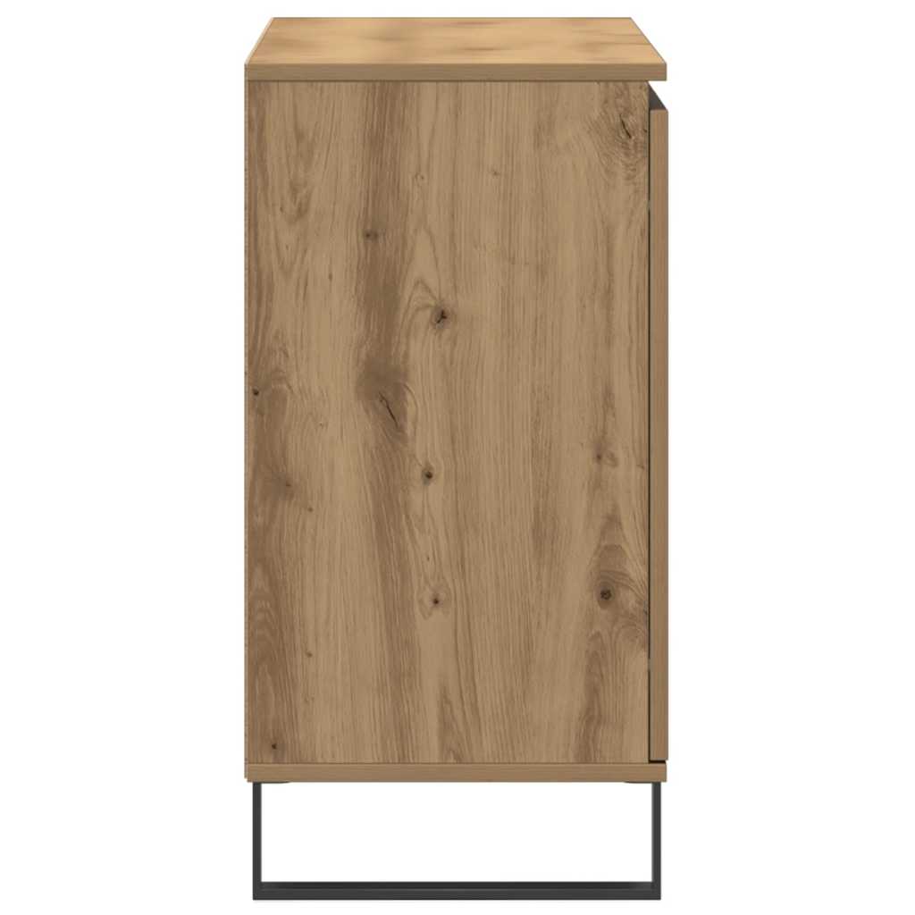 Credenza Rovere Artigianale 101,5x35x70 cm in Legno Multistrato
