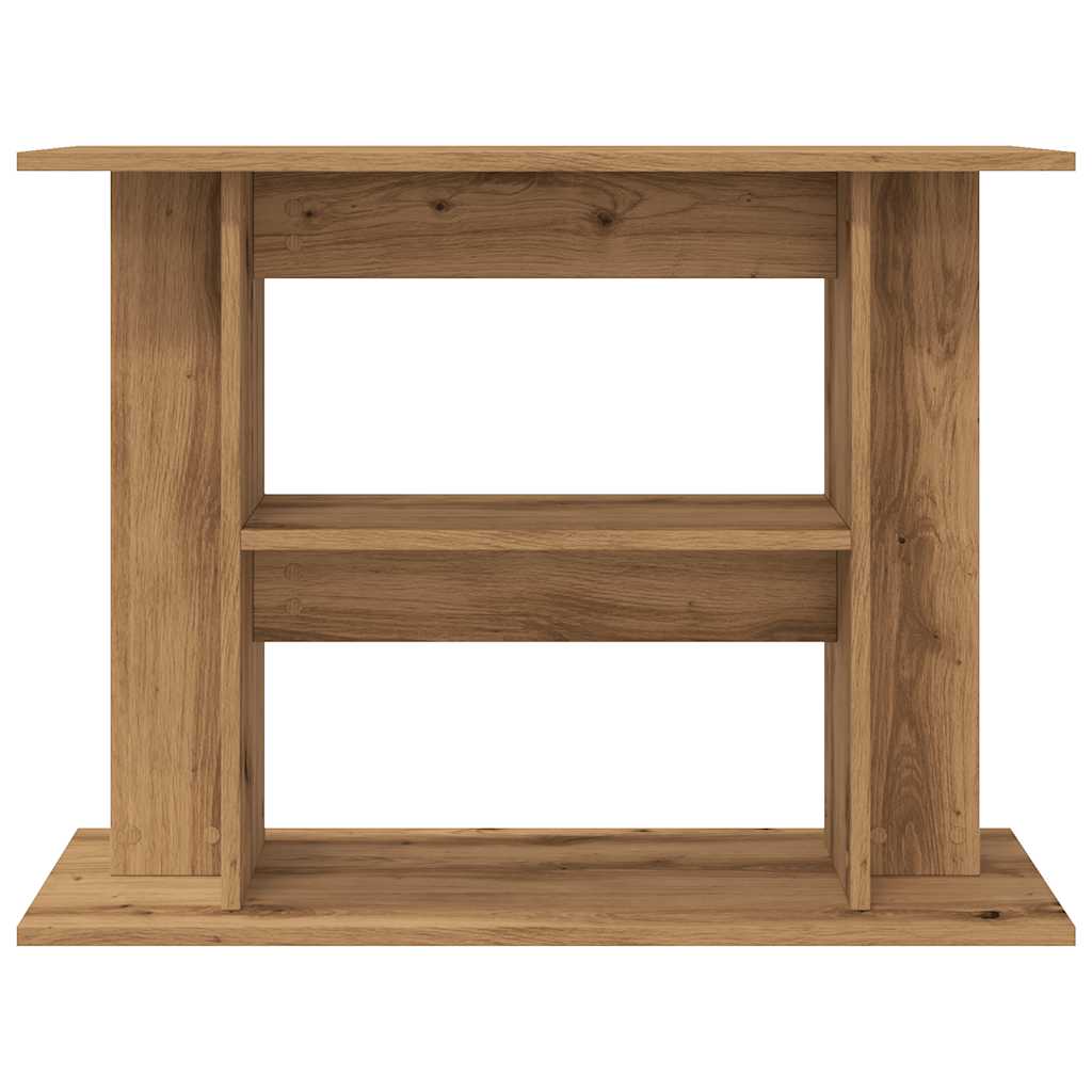 Supporto Acquario 80x35x60 cm Multistrato Rovere Artigianale