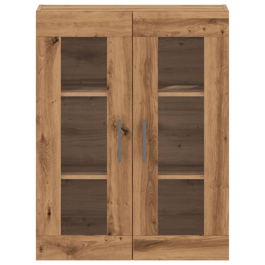 Credenza Rovere Artigianale 69,5x34x90 cm in Legno Multistrato