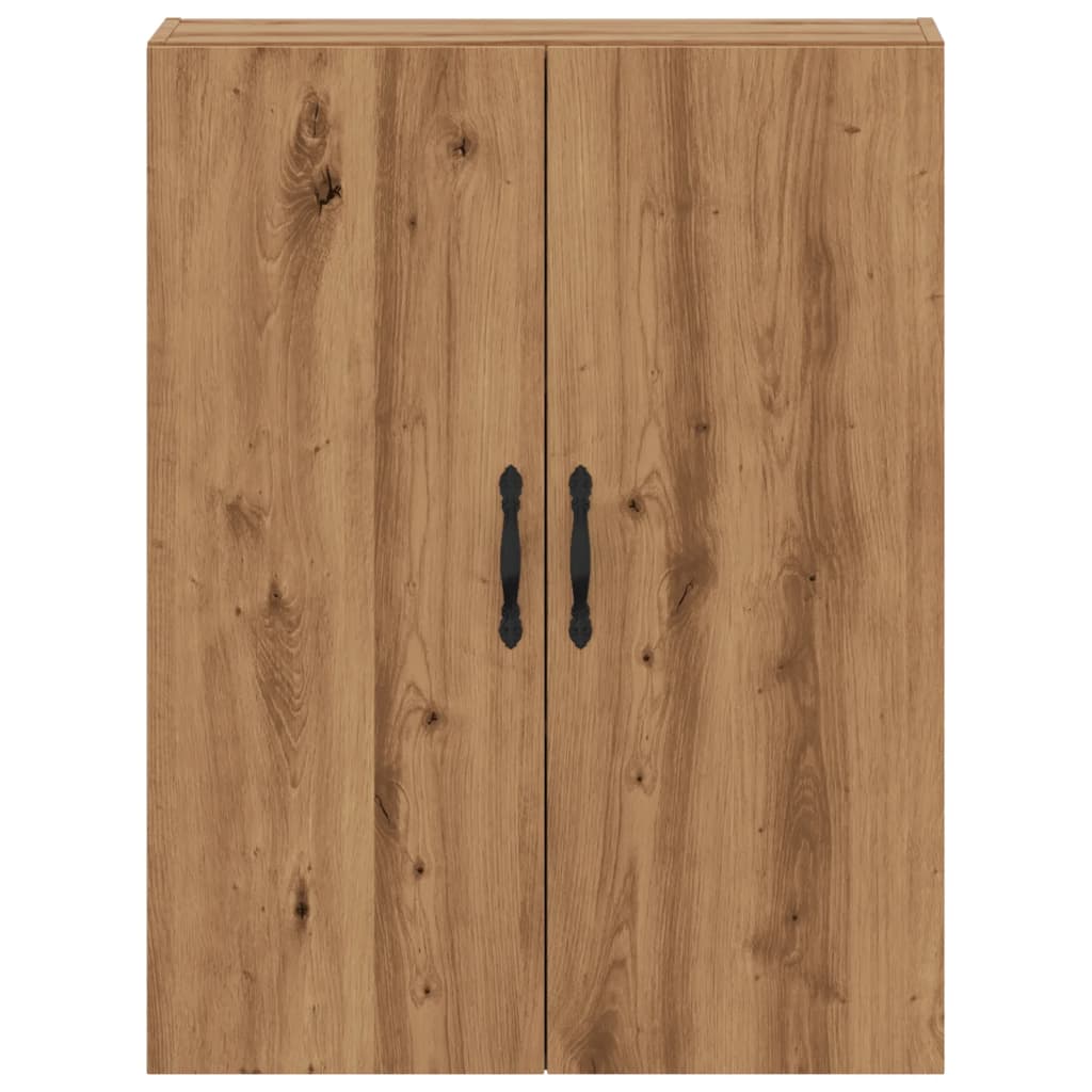 Mobile a Parete Rovere Artigianale 69,5x34x90 cm in Truciolato